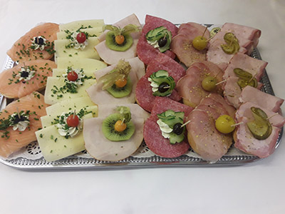 Menüplatte Feinschmecker